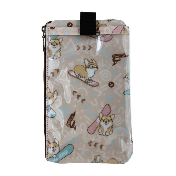 Waterproof Corgi Phone Case Pouch W/ Neck Strap - Picture 3 of 12